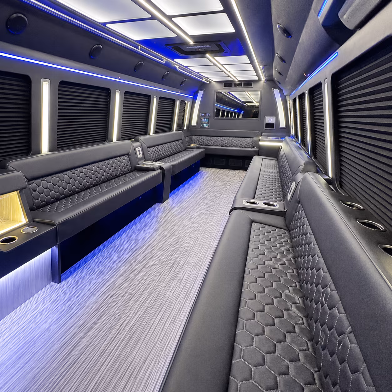 richmond night on town party bus rental