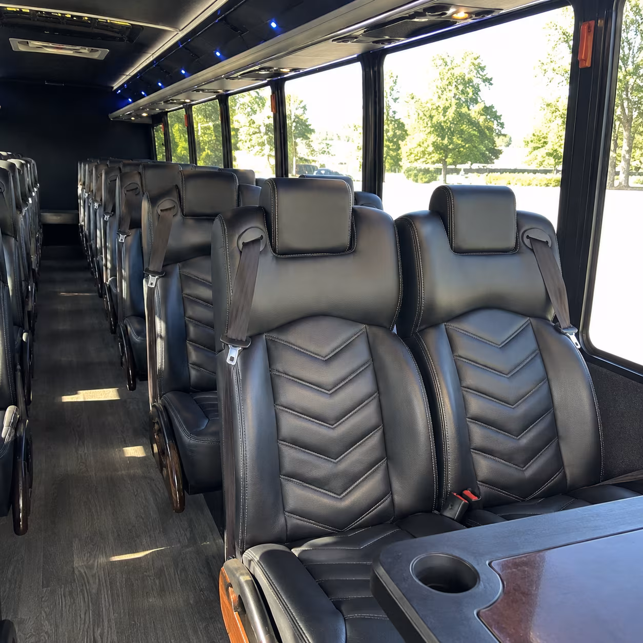 richmond private event transportation onboard seating